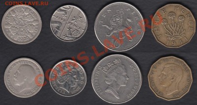 Великобритания 4 монеты до 23.10.11 21-00 - Великобритания