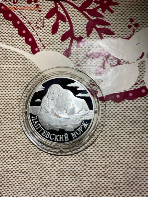1 руб. Красная книга Лаптевский Морж 1998 Серебро до 12.07 - s2ssJKfDw98