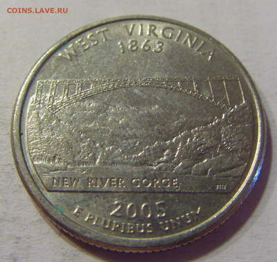25 центов 2005 Зап. Виргиния США №1 10.07.2021 22:00 МСК - CIMG5468.JPG