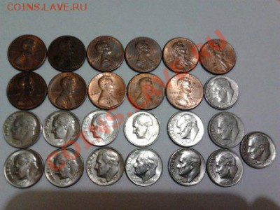 Монеты разных стран и номиналов (пополняемая). - 87 сша
