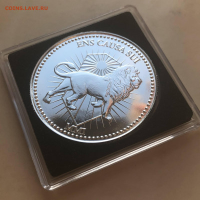 Серебряный раунд  монета Континенталь Джон Вик , до 12.07. - 4FLF-67glbQ