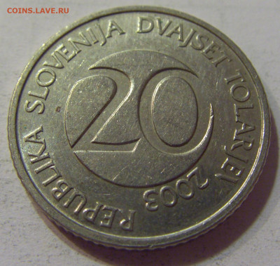 20 толар 2003 Словения №1 10.07.2021 22:00 МСК - CIMG6769.JPG