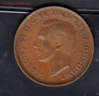 Австралия 1943 1 пенни до 12 07 - 100а