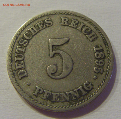5 пфеннигов 1895 E Германия №1а 10.07.2021 22:00 МСК - CIMG2843.JPG