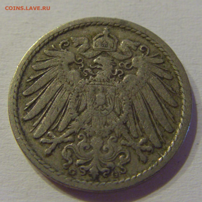 5 пфеннигов 1903 G Германия №1а 10.07.2021 22:00 МСК - CIMG2853.JPG