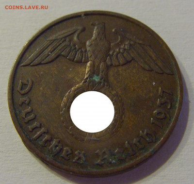 2 пфеннига 1937 J Германия №1а 10.07.2021 22:00 МСК - CIMG2885.JPG