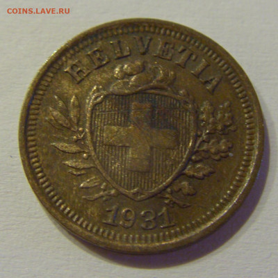 1 раппен 1931 Швейцария №1а 10.07.2021 22:00 МСК - CIMG3460.JPG