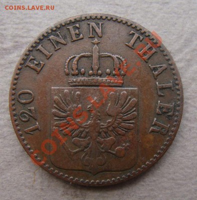 - Германия - Пруссия 3 Пф. 1864 А - до 26.10.11 в 22.00 Мск - Coin1196(2)