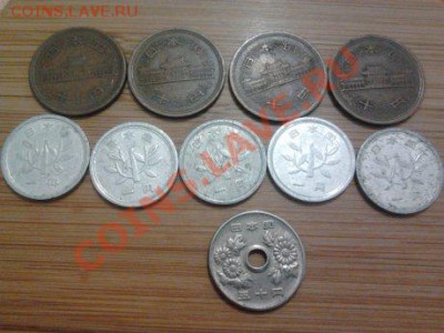 Монеты разных стран и номиналов (пополняемая). - 89 япония.
