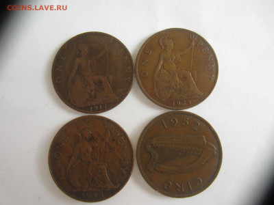 Ирландия и Великобритания 1 пенни 1917,29,45,52 до 11.07 - IMG_1894.JPG
