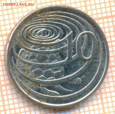 Каймановы острова 10 центов 2002 г., до 14.07.2021 г. 22.00 - Каймановы 10 центров 2002 2791а