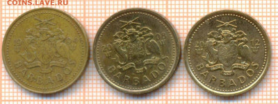Барбадос 5 центов, фикс - Барбадос 5 центов 2943а