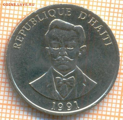 Гаити 20 сантимов 1991 г., до 16.07.2021 г. 22.00 по Москве - Гаити 20 сантимов 1991 3131
