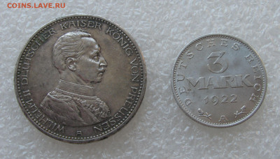Пруссия. Император Вильгельм II. 5 МАРОК 1914 года. Бонус. - 5 МАрок1914 (2).JPG