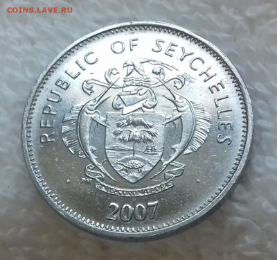 Монеты мира по фиксу - СЕЙШЕЛЬСКИЕ ОСТРОВА 25 центов 2007 20200225_115546