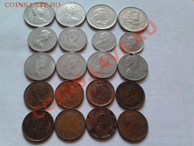 Монеты разных стран и номиналов (пополняемая). - 96 канада..