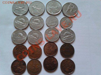 Монеты разных стран и номиналов (пополняемая). - 96 канада.