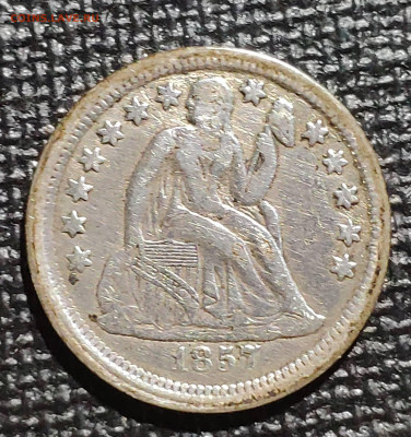 Монеты США 1857 и 1864 - 5