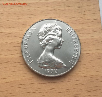 Крона Шайба Остров Мэн 1 крона 1979 Драккар - krona_shajba_ostrov_men_1_krona_1979_1000_let_tinvaldu_drakkar_lodka_korabl (1)