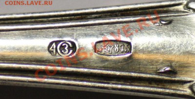 Набор серебряных ложек 5шт(серебро) - Ложки_3