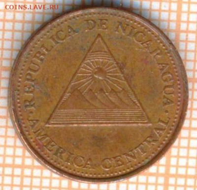 Никарагуа 5 сентаво 2002 г., до 22.07.2021 г. 22.00 по Москв - Никарагуа 5 сентаво 2002 3193а