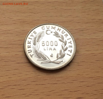 Турция 5000 лир 1992 500 лет мира и гармонии турецкие евреи - turcija_5000_lir_1992_500_let_mira_i_garmonii_tureckie_evrei_korabl_parusnik_flot_pruf_proof (5)