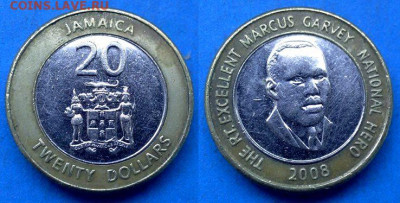 Магнетик) до 22.07 - Ямайка 20 долларов, 2008 магн