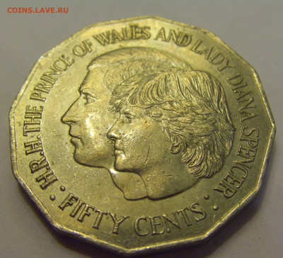 50 центов 1981 Чарльз и Диана Австралия №1б 20.07.21 22:00 М - CIMG9399.JPG