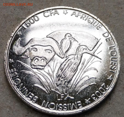 Бенин 1500 франков 2003 Буйвол до 22-00 20.07 - IMAG2775_2