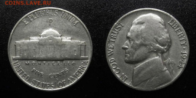 США – 5 центов (1944 Р) до 24.07 (22.00) - США – 5 центов (1944 Р) (Ag)