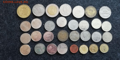 31 иностранная монета с рубля до 22.07.23 - 1