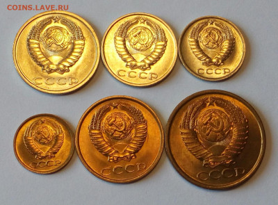 1982г. - 20, 15, 10, 5, 3, 1 копейка. Яркий UNC до 22.07.21 - IMG_20210719_130745