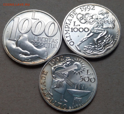 Сан-Марино 1000 и 500 лир 1991 Олимпиада ФИКС до 20.07 - IMAG2789_2