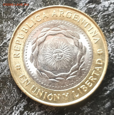 (АКЦИЯ) АРГЕНТИНА 2 песо 2014 (БИМ) с РУБЛЯ до 23.07.21 - IMG_20210720_131243__01