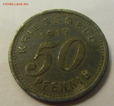 Нотгельд 50 пф 1917 Бармен №1 27.07.2021 22:00 МСК - CIMG9780.JPG