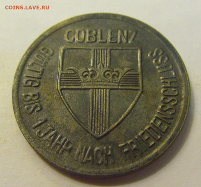 Нотгельд 25 пф 1918 Кобленц №1 27.07.2021 22:00 МСК - CIMG9906.JPG
