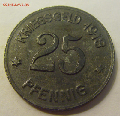 Нотгельд 25 пф 1918 Кобленц №1 27.07.2021 22:00 МСК - CIMG9904.JPG