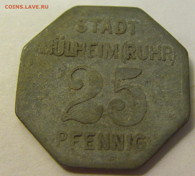 Нотгельд 25 пф 1917 Мюльхайм №1 27.07.2021 22:00 МСК - CIMG9908.JPG