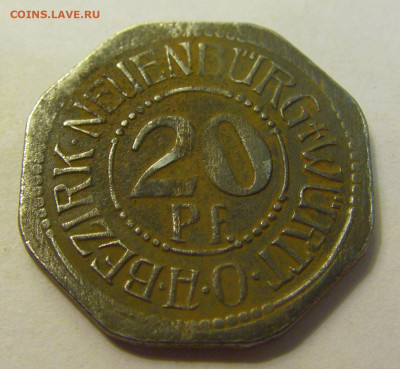 Нотгельд 20 пф 1918 Нойенбург №1 27.07.2021 22:00 МСК - CIMG9924.JPG