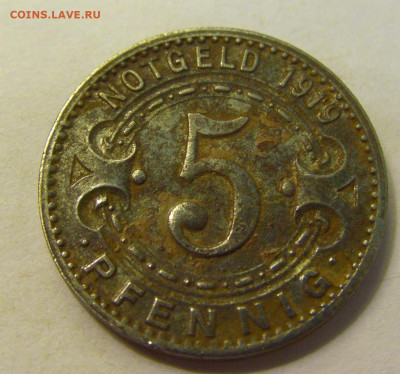 Нотгельд 5 пф 1919 Виттен №1 27.07.2021 22:00 МСК - CIMG9960.JPG