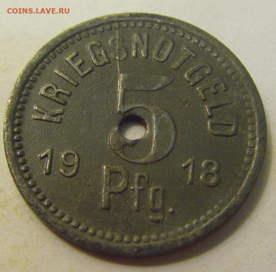 Нотгельд 5 пф 1918 Апольда №1 27.07.2021 22:00 МСК - CIMG0001.JPG
