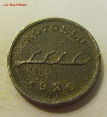 Нотгельд 1 пф 1920 Ален №1 27.07.2021 22:00 МСК - CIMG0039.JPG