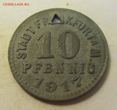 Нотгельд 10 пф 1917 Франкфурт №1 27.07.2021 22:00 МСК - CIMG0209.JPG