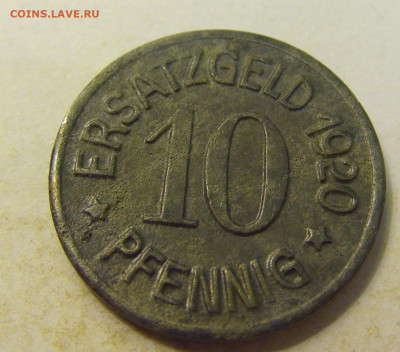 Нотгельд 10 пф 1920 Цейц №1 27.07.2021 22:00 МСК - CIMG0241.JPG