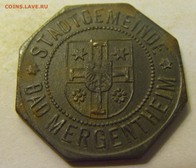 Нотгельд 10 пф 1918 Бад Мергентхайм №1 27.07.2021 22:00 МСК - CIMG0327.JPG