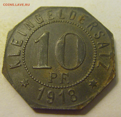 Нотгельд 10 пф 1918 Бад Мергентхайм №1 27.07.2021 22:00 МСК - CIMG0325.JPG