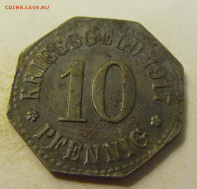 Нотгельд 10 пф 1917 Вайсбаден №4 27.07.2021 22:00 МСК - CIMG0365.JPG