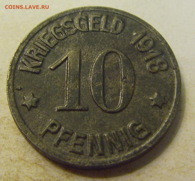 Нотгельд 10 пф 1918 Обер-Глагау №3 27.07.2021 22:00 МСК - CIMG0465.JPG