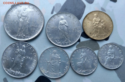 Ватикан 1-100 лир 1964 ФИКС до 24.07 - IMAG2832_2