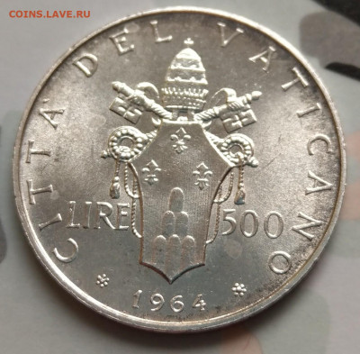 Ватикан 500 лир 1964  до 22-00 27.07 - IMAG2842_2